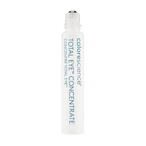 Colorescience, Total Eye Concentrate Serum, 0.27 Fl Oz | Targets Dark Circles, Puffiness, Fine Lines & Dehydration, Peptide-Powered Hydration