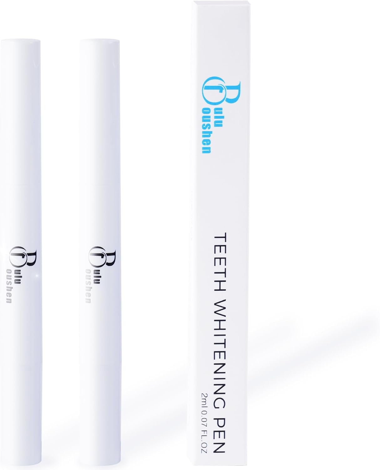 Teeth Whitening Pen for Sensitive Teeth - Fast Results in 3 Days, Enamel-Safe and Dentist-Approved, 2 Pack Whitening Pens with Precision Brush, Removes Coffee | Wine | Smoking Stains, Travel-Friendly