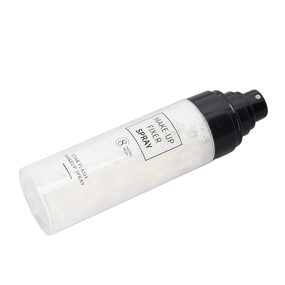 ZJchao Makeup Setting Spray, 3.51fl oz/100ml Star Flash Quicksand Fixing Spray Sweatproof Lasting Non-Removal Moisturizing and Hydrating Spray
