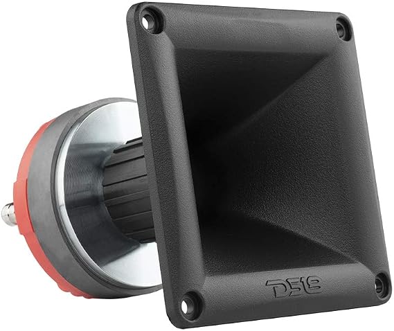 DS18 PRO-DR1PK44 1" Twist On Throat Compression Driver with 1" Phenolic Voice Coil and PRO-H44/BK Horn 240 Watts 8-ohm