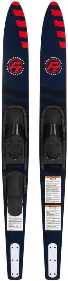 Full Throttle Traditional Combo Waterskis, 68"