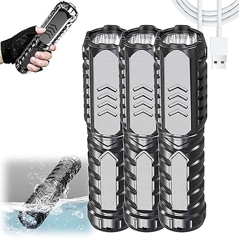 Multifunctional Rechargeable Flashlight (3PCS)