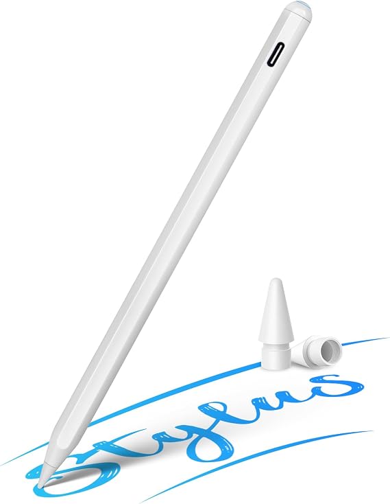 iPad Pencil for iPad 10th/9th Generation Palm Rejection USB-C Apple Pencil | Fast Charge iPad Stylus Pen for iPad Pro 13 /11 inch M4/M5, iPad Mini 7 /6/5, iPad Air 11 /13 inch M4/M3/M2, iPad A16