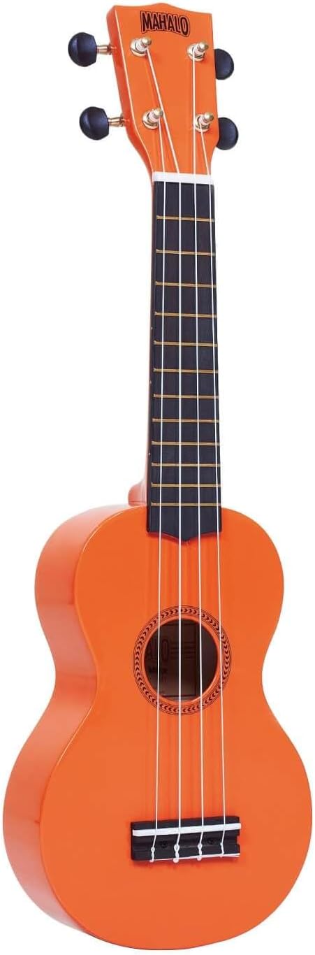 Mahalo Ukuleles MR1OR Rainbow Series Soprano Ukulele