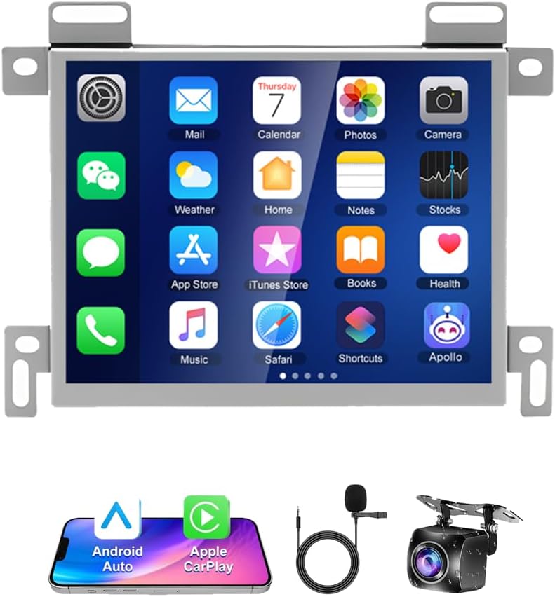 464G 8.4 inch Android 14 Stereo Radio for Dodge Challenger Charger 2015 2016 2017 2018 2019 2020 2021 IPS Touch Screen Car Audio with Carplay Android AutoWiFiGPS AHD Camera Microphone MIC 464G
