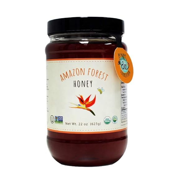 GREENBOW Organic, Certified GMP, Amazon Forest Honey 22oz