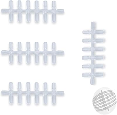 4 Pack Ink Tubing Coupler Inkjet Printer Ink Tube Connector Extender Inline Adapter for CISS Continuous Ink Supply System DIY Parts UV HTPE DFT Printers
