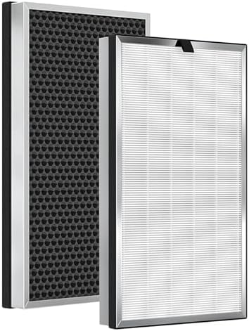 2 Pack 112 Replacement Filter Air Purifier V2.0 Compatible with MA Series 112, 3 in 1 Pre-filter, H13 True HEPA Filter and Activated Carbon Filter