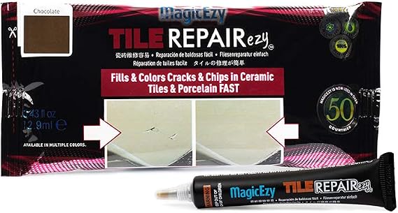 Magic Easy Tile Repair Easy Tan Fills Tile Cracks in Seconds