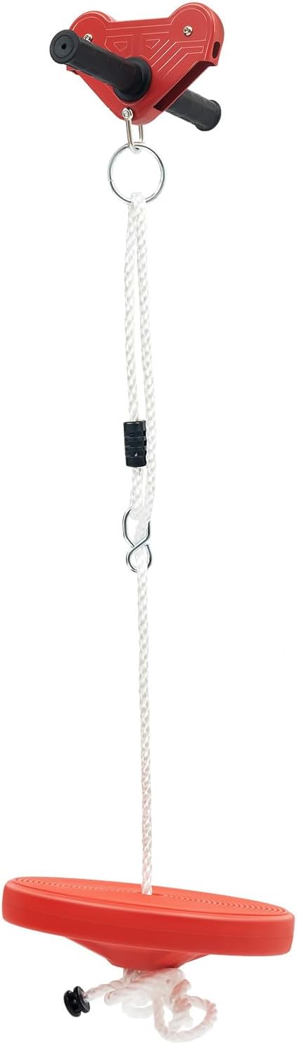 Zip Line Kits, Cable bis 330lb Seat bis 176lb, Main Cable Length 160ft, Zip Wire Kit with Tree Protection Mat