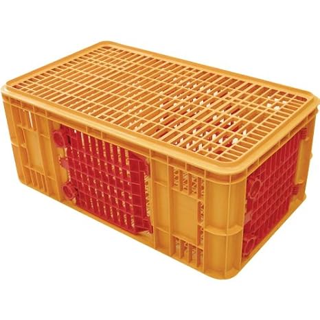 FarmTek Over Sized Turkey Coop: 2 Levels, Spacious Interior, Secure Design, Ventilation, Easy Assembly, Orange, 39"L x 23"W x 15"H