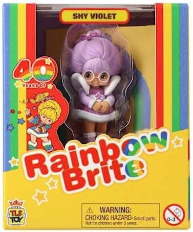 Rainbow Brite 40th Anniversary Shy Violet 2.5-inch Cheebee Figure