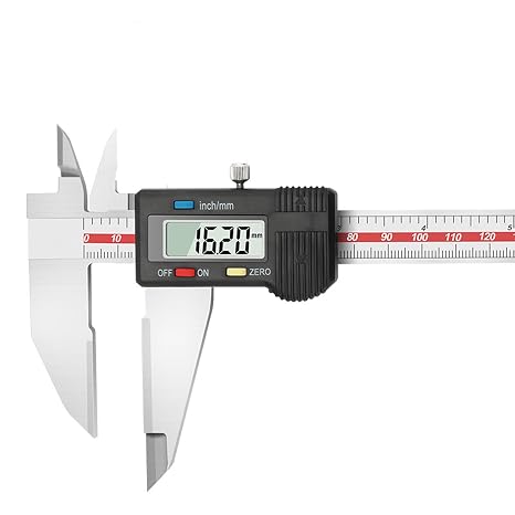 Digital Scribing Caliper Offset Jaw, 12 Inch Electronic Calipers Measuring Tool with Large LCD Screen, Stainless Steel