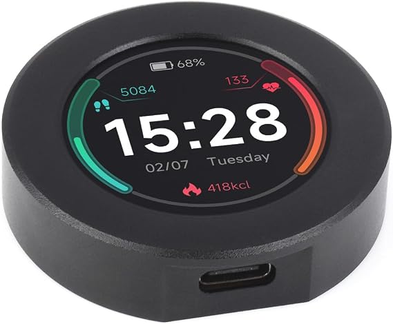 Waveshare RP2350 MCU Board, with 1.28inch Round LCD, Dual-core & Dual-Architecture Design, 240240 Pixels, 65K Color, IPS Panel, with CNC Metal Case,no Touch