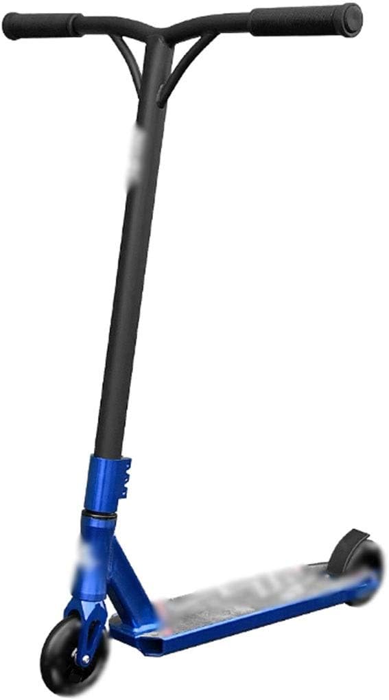 Scooters Kick Scooter for Adults Teens, Elite Pro Stunt Scooters, Freestyle Trick Scooter, Advanced Competition-Ready (Color : Blue, Size : 51 * 59 * 86cm)