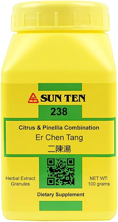 Sun Ten - Citrus & PINELLIA Combination Er Chen Tang 238 Concentrated Granules 100g by Baicao by SUN TEN Baicao