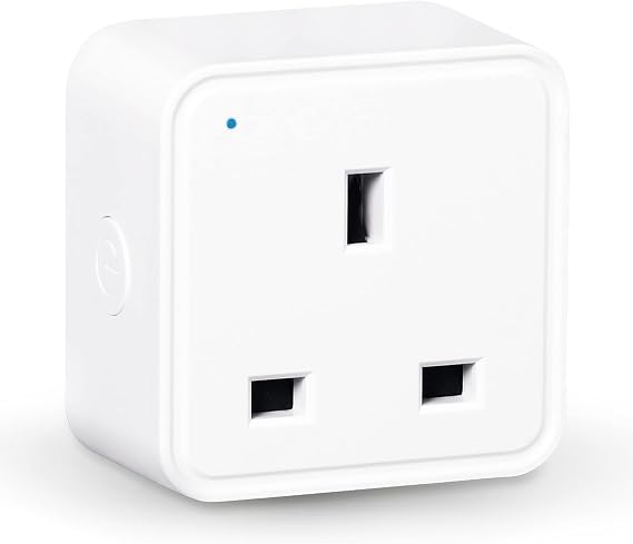 WiZ Smart Plug, Type F, 230V, Easy Setup, Standard Plug, Smart Controls, Voice Commands, Without Powermeter, 1 Pack [Energy Class A]