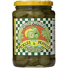 Tony Packo's Thin Sliced Pickles and Peppers, 24 Ounce Jar