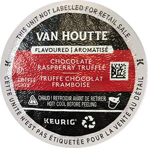 Van Houtte Chocolate Raspberry Truffle Coffee, Light Roast, K-Cup Portion Pack for Keurig K-Cup, 12 Count Pack of 2