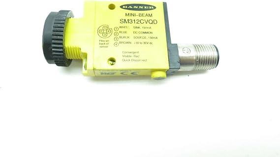 Banner Sm312cvqd Mini-beam Photoelectric 10-30v-dc 150ma Sensor D513486