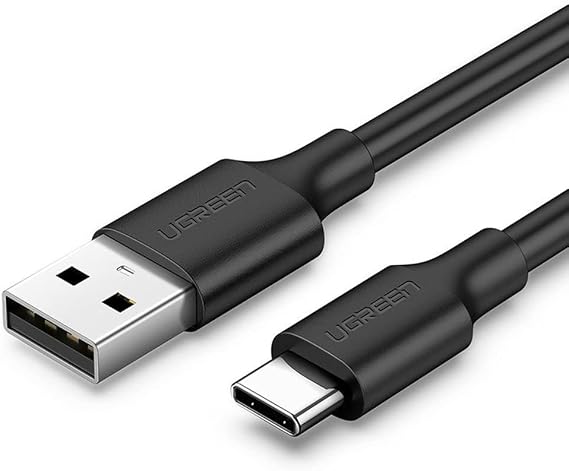 Ugreen USB Type-C Şarj ve Data Kablosu, Siyah 1 Metre