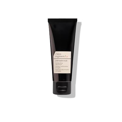 skin regimenLx Pink Kaolin Mask, Illuminating Clay Mask, Brightens, Evens Tone, Hydrates, Longevity ComplexTM, Pink Clay, Clean Beauty, Vegan, Dull Skin, Weekly Treatment, 2.54 Fl Oz