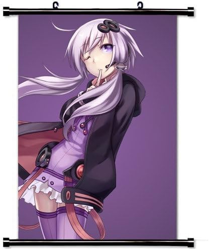 Home Decor Cute Anime Art Cosplay Poster with Yuzuki Yukari Girl Look Style Wall Scroll Poster Fabric Painting 24 X 36 Inch (60cm X 90 cm)