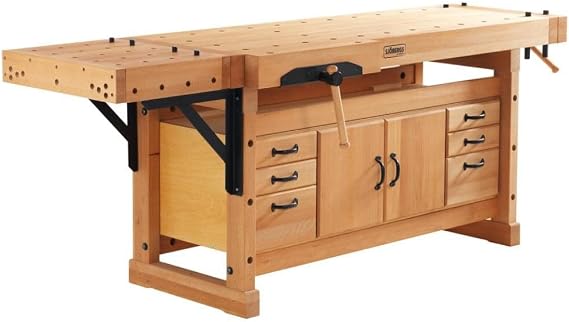 Wooden Workbench - Elite 2000 with SM04 Clamping Platform & Accessory Kit