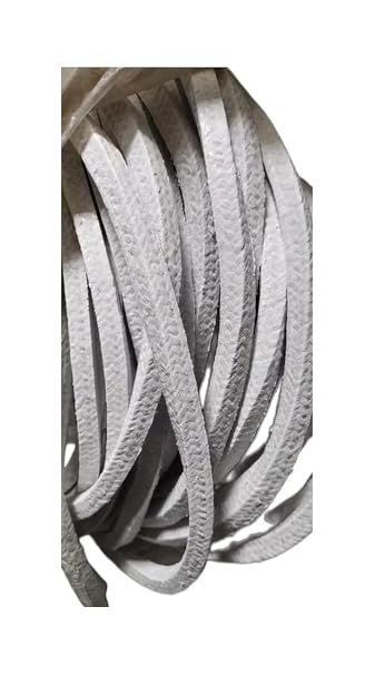 Non Asbestos Pure Graphite Gland Packing White PTFE Impregnation 5 Meters 46mm*46mm