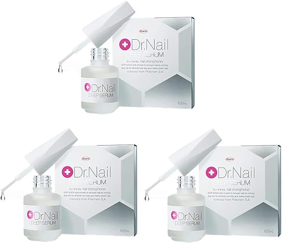Dr. Nail Deep Serum, 0.2 fl oz 6.6 ml x 3 Pieces Set Large Capacity