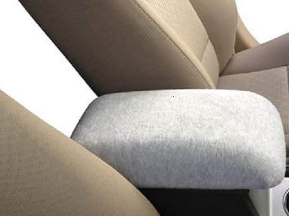 Fleece Center Console Cover for Dodge Charger 2011-2023 Light Gray