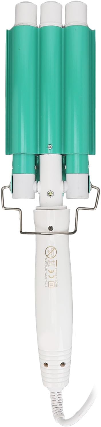 Curling Iron, Hair Waver Curling Iron Adjustable Temperature Hair Iron Versatile Rotating Cord Hair Crimper for Home Three Irons Wand Hair Crimpers and Wavers