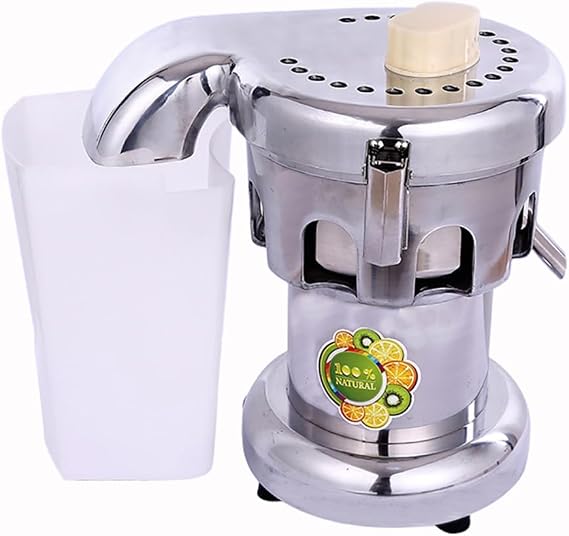 Commercial Juice Extractor, 370W Heavy Duty Cold Press Juicer, with 2L Large Feed Chute, for Juice Shops, Restaurants, Hotels