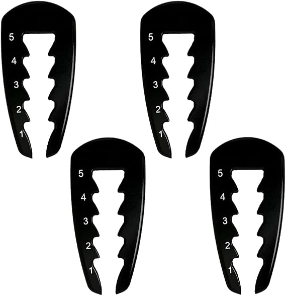 Adjustable Golf Tee Height Tool, Golf Training Aid, Precision Tee Height Setter for Consistent Swings4 Pack