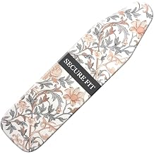 veiox Thick Padded Ironing Board Cover and Pad Extra Soft & Heatproof Surface Reflective Heat Technology, Heavy-Duty Fabric Fits Standard Sizes (15X54)