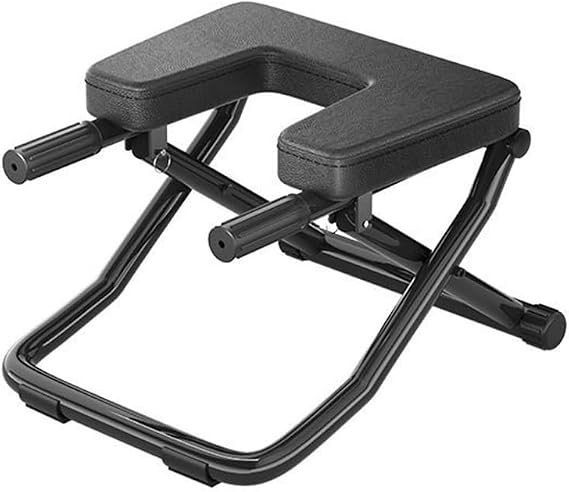 Inversion Table Inverted Bench Yoga Inverted Handstand Machine Fitness Equipment Hanging Artifact Inverted Device Spinal Decompression(Black)