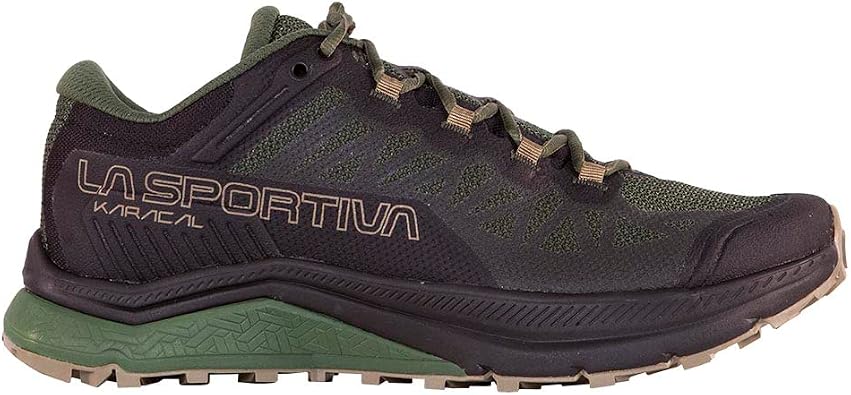 La Sportiva Karacal Mountain Running Shoe - Mens Black/Forest 48.5