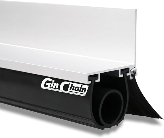 10 ft Garage Door Bottom Seal Kit, Aluminum Track and Brush