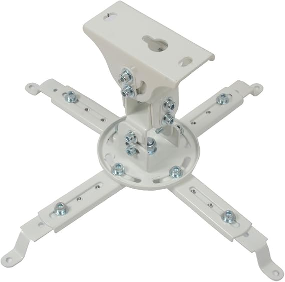 VideoSecu Universal LCD/DLP Swivel Tilt Projector Ceiling Mount Bracket Fits Flat and Vaulted Ceiling PJ1W WU8