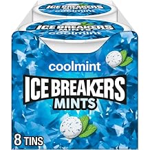 ICE BREAKERS Coolmint Sugar Free Mints Tins, 1.5 oz (8 Count)