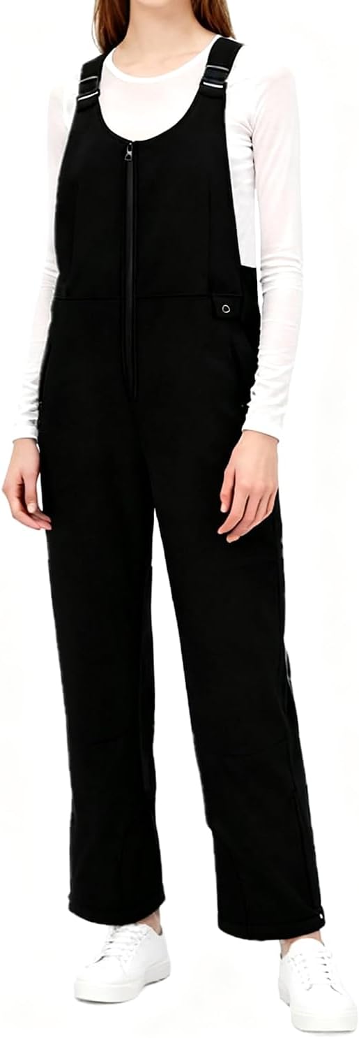Women's New Thermal Ski Bib Overalls