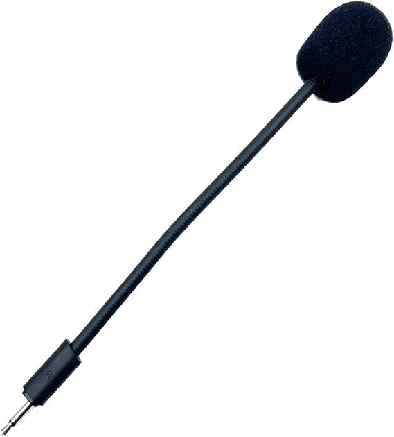 Microphone Replacement Compatible with JBL Quantum 100 (Q100) Gaming Headsets Noise Cancelling Mic for PS5 Nintendo Switch PC Mac Gaming Headsets 2.5 mm Jack