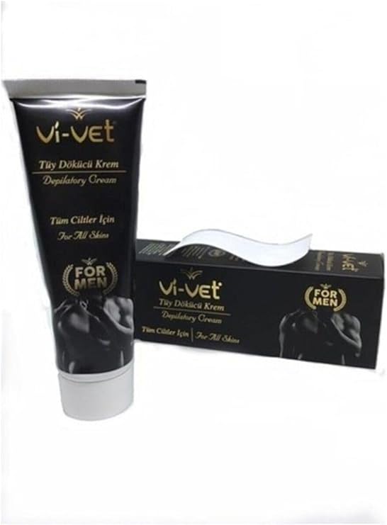 Vi-vet Depilatory For Men Cream, 125 Ml