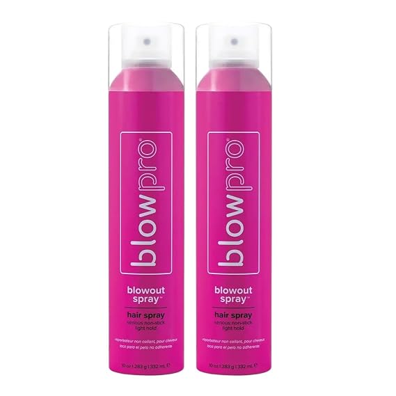 blowpro Blow Out Serious Non-Stick Hairspray, Lasting Moveable Hold, Dries Instantly, Prevents Frizz and Flyaways, Silky Protein adds gloss and texture, Soy Proteins protect hair