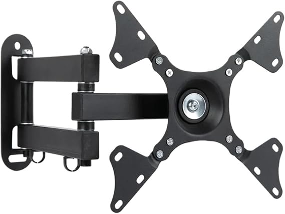 Monitor Wall Mount Bracket for 14 to 37 Inch Tv LCD Led Retractable Rotation Tilt Swivel Adjustable Tv Mounts Flat Panel Holder