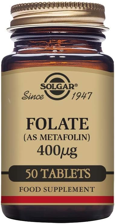 Solgar Folate As Metafolin 400 Mg 50 Tablets