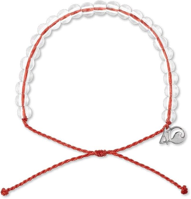 4ocean Beaded Bracelet - Removes 1 Pound of Ocean Plastic - Handcrafted, Adjustable Unisex Recycled-Jewelry - Supports Marine Life Conservation Through Ocean Plastic Removal