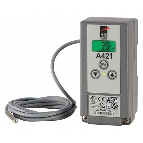 Johnson Controls A421ABC-03C Electronic Temperature Control, 1 Switch