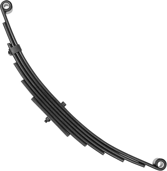 Trailer Leaf Spring 6 Leaf Double Eye 3500 lbs Cap for 7000 lbs Axle Suspension 25-1/4" Length fits for SW6