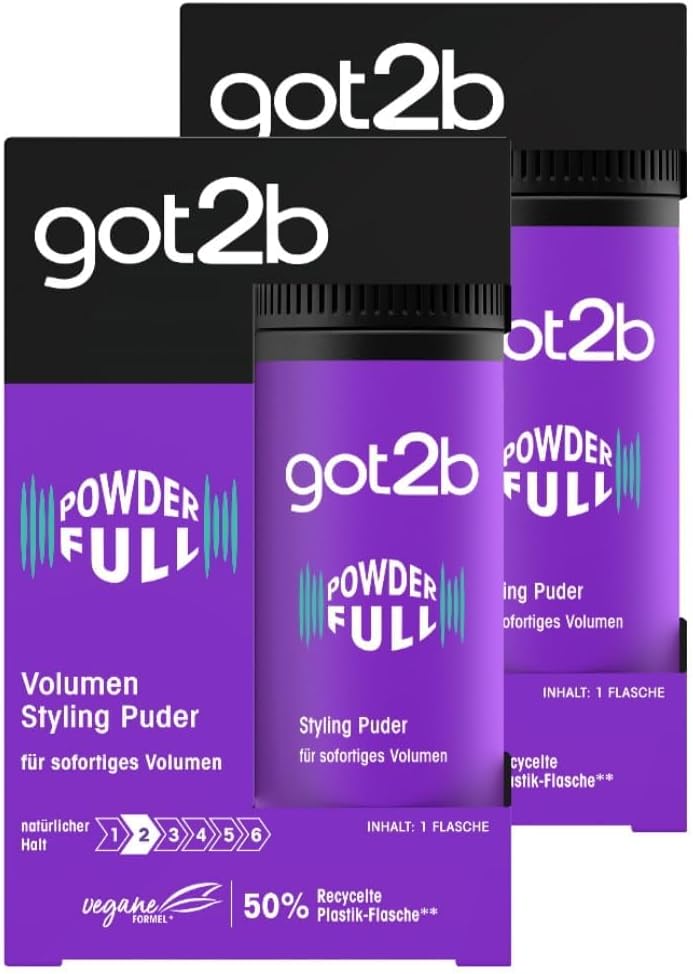 Schwarzkopf got2b Powder'ful Vol Style Powder 10g 2x Pack